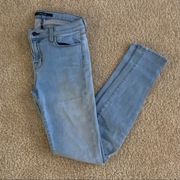 JBrand High Rise Light Wash Skinny Jeans - Picture 2 of 5